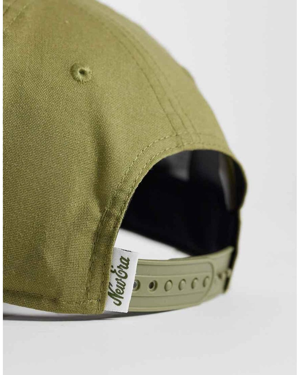 KTZ Green E Frame Patch Logo Linen Cap
