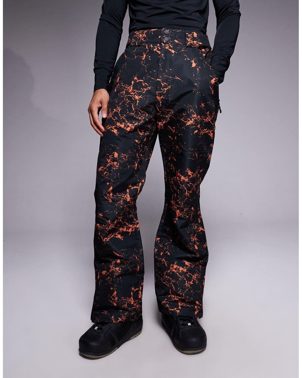 Threadbare Black Ski Trousers for men