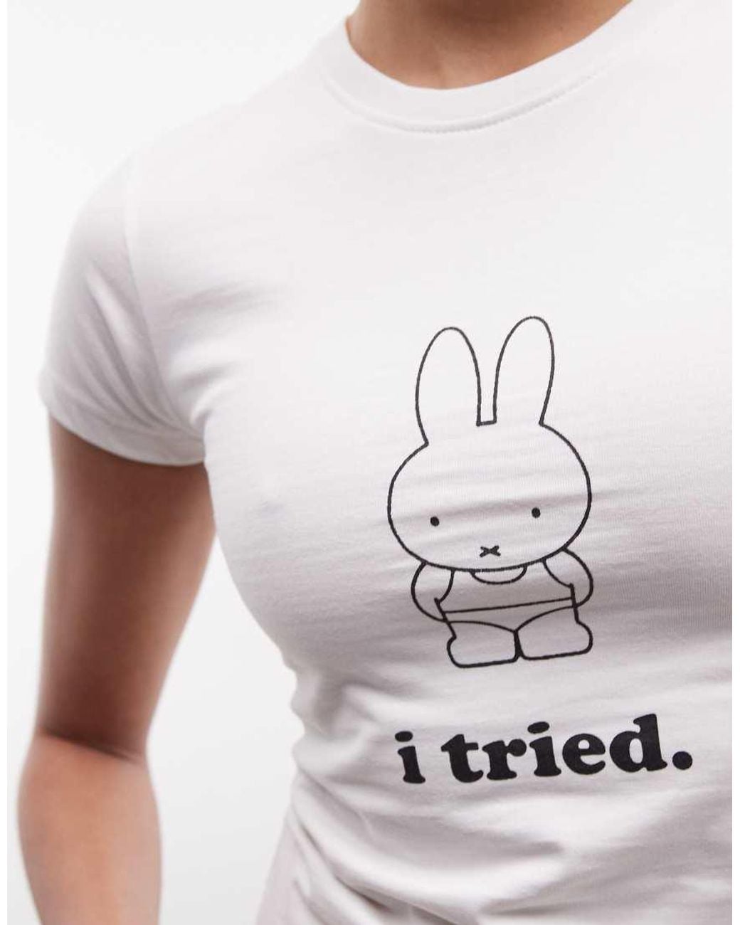 Daisy Street White X Miffy Graphic Baby Tee