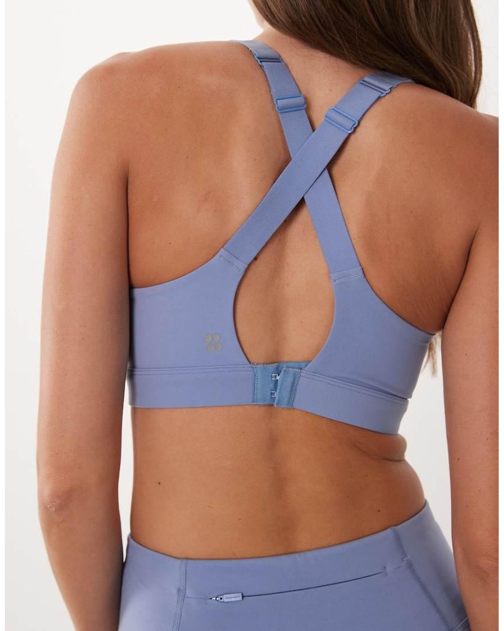 Sweaty Betty Blue Power Pulse Sports Bra