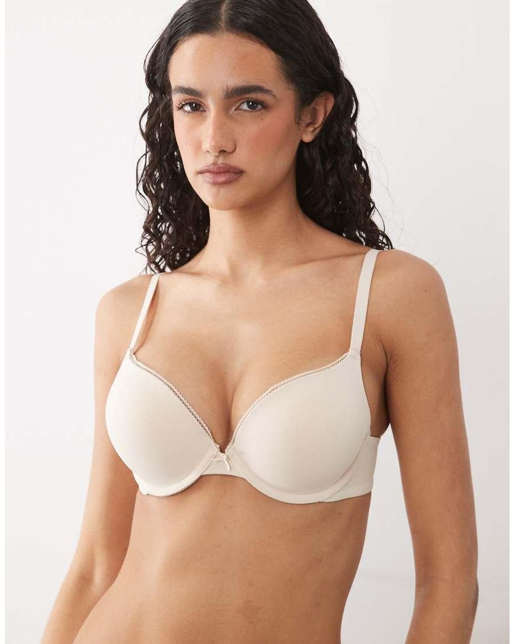 Lindex Natural Super Push Up T-shirt Bra