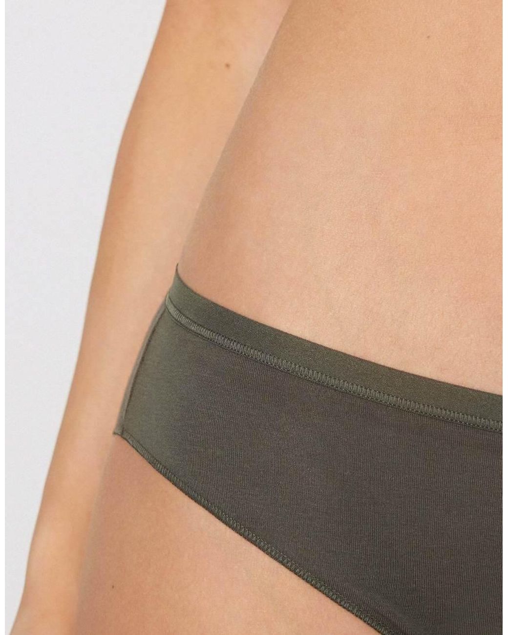 Tezenis Gray Cotton Knickers