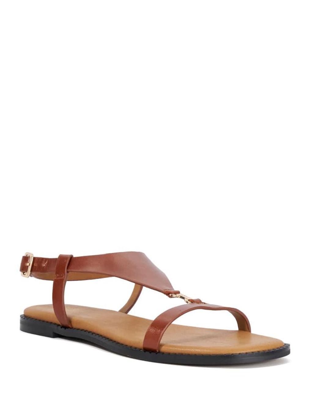 Dune Brown Laith Casual Sandals