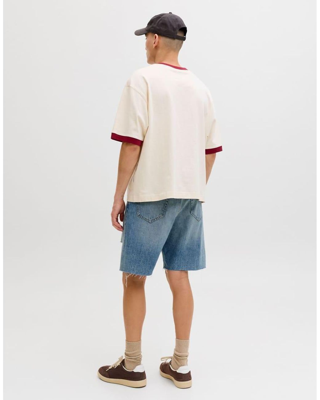 Jack & Jones Blue Loose Fit Shorts for men