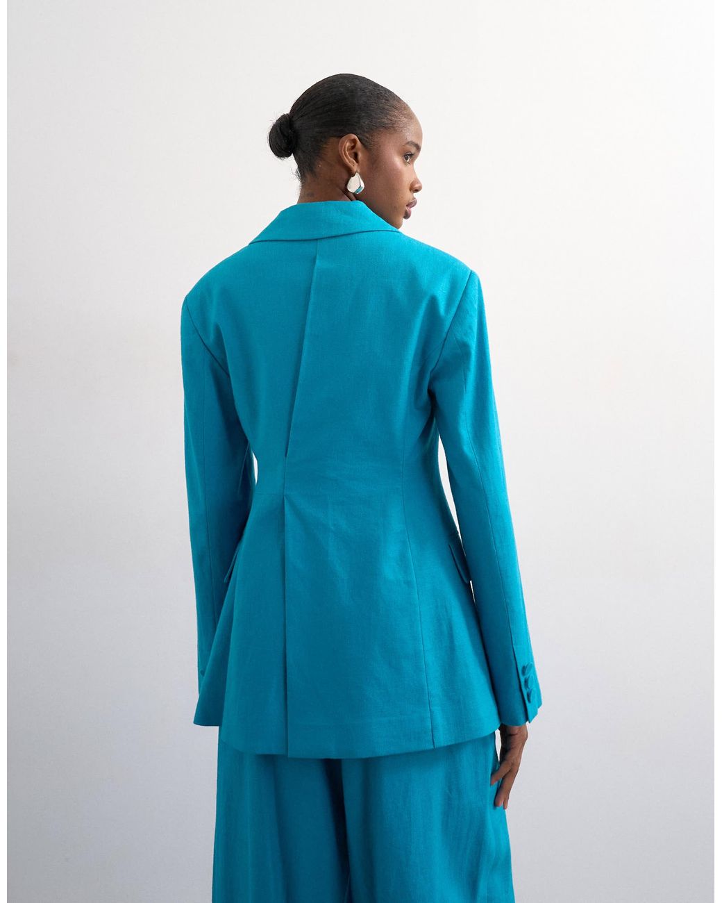 TOPSHOP Blue – taillierter blazer für besondere anlässe