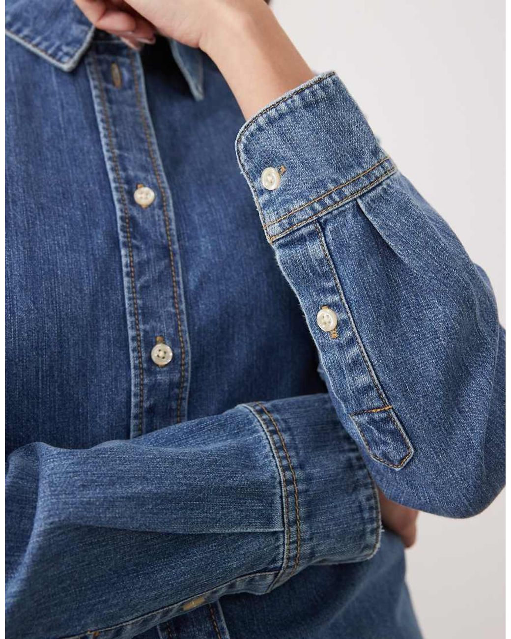 JJXX Blue Denim Shirt