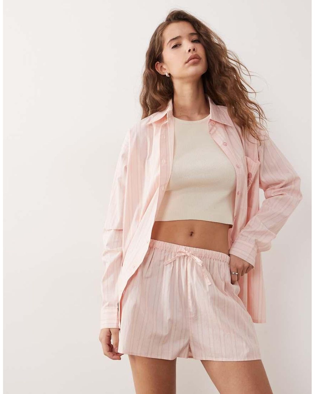 Miss Selfridge Natural Shorts Co-ord