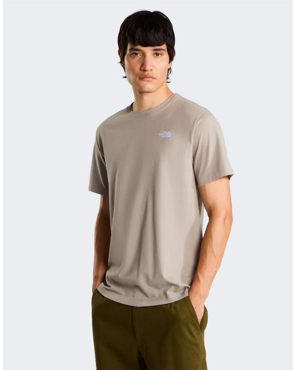 The North Face Gray Evolution Simple Dome Regular T-Shirt for men