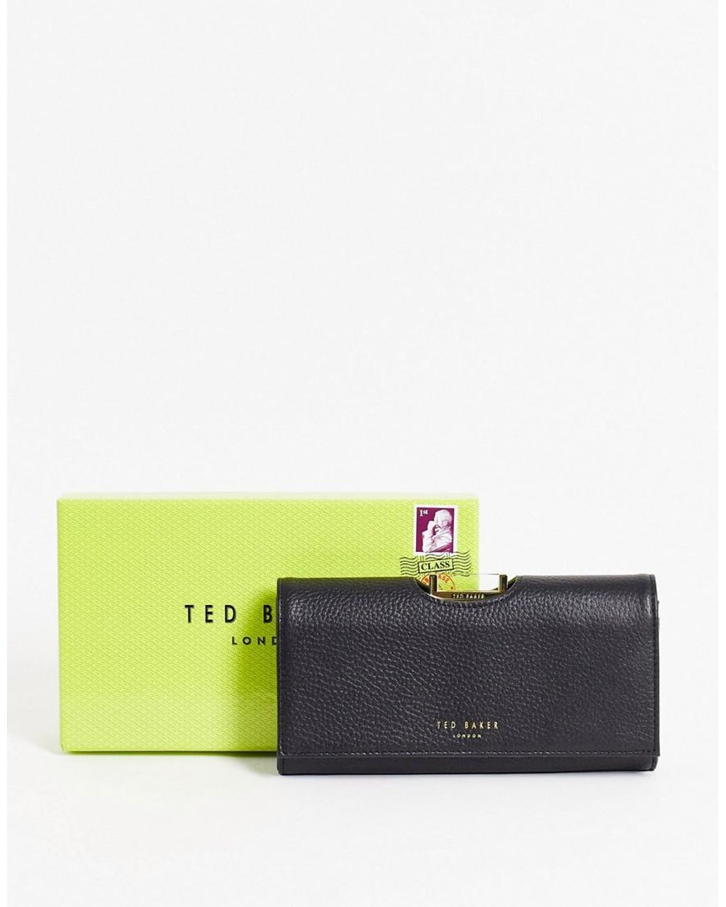 Monedero Plegable Bita De Ted Baker de color Negro Lyst