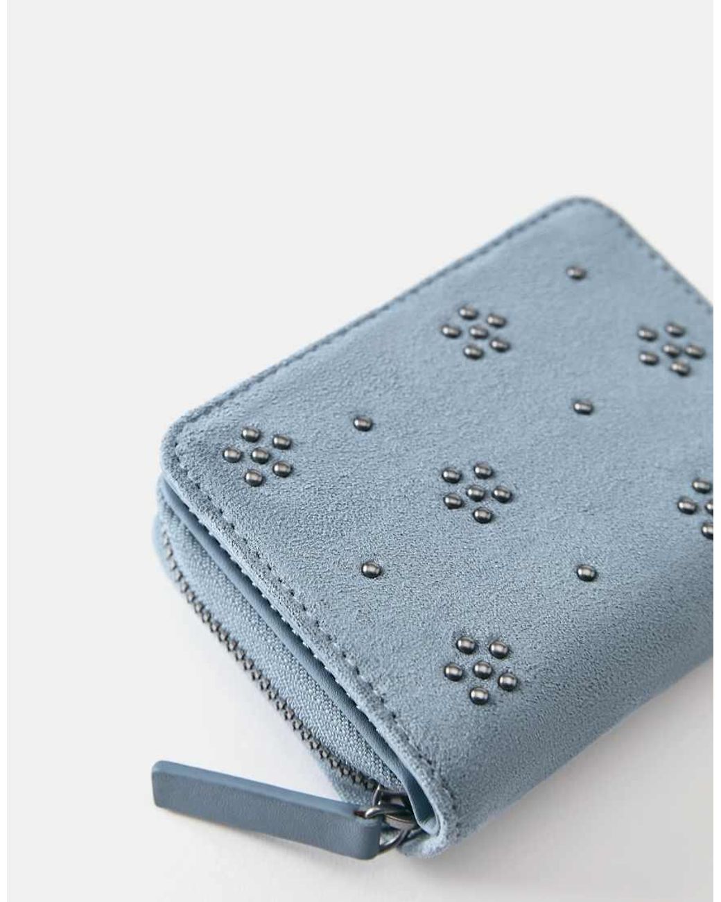 Pull&Bear Blue Studded Purse
