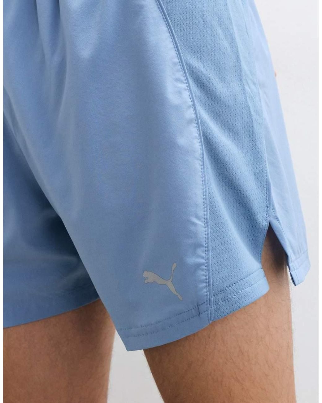 PUMA Blue Velocity 5" Running Shorts for men