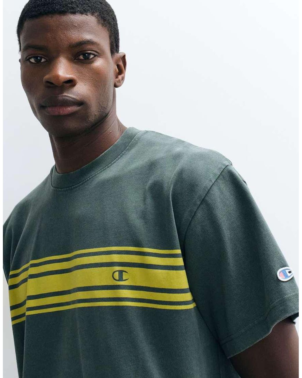 Champion Green Future Memories Oversized T-Shirt for men