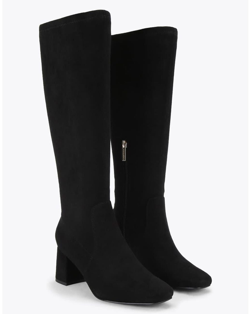 Carvela Kurt Geiger Black Corsano Knee Boots