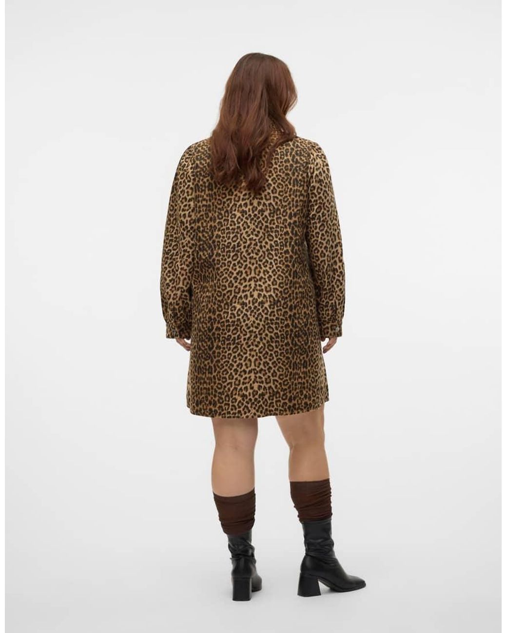 Vero Moda Brown Denim Dress