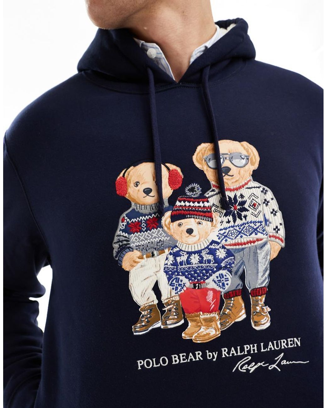 Polo ralph lauren polar fleece hoodie hotsell
