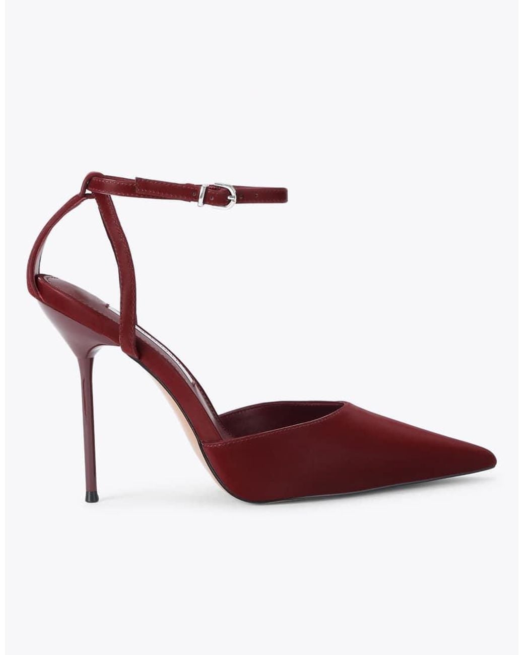 Steve Madden Red Morrie Wine Heeled Sandals