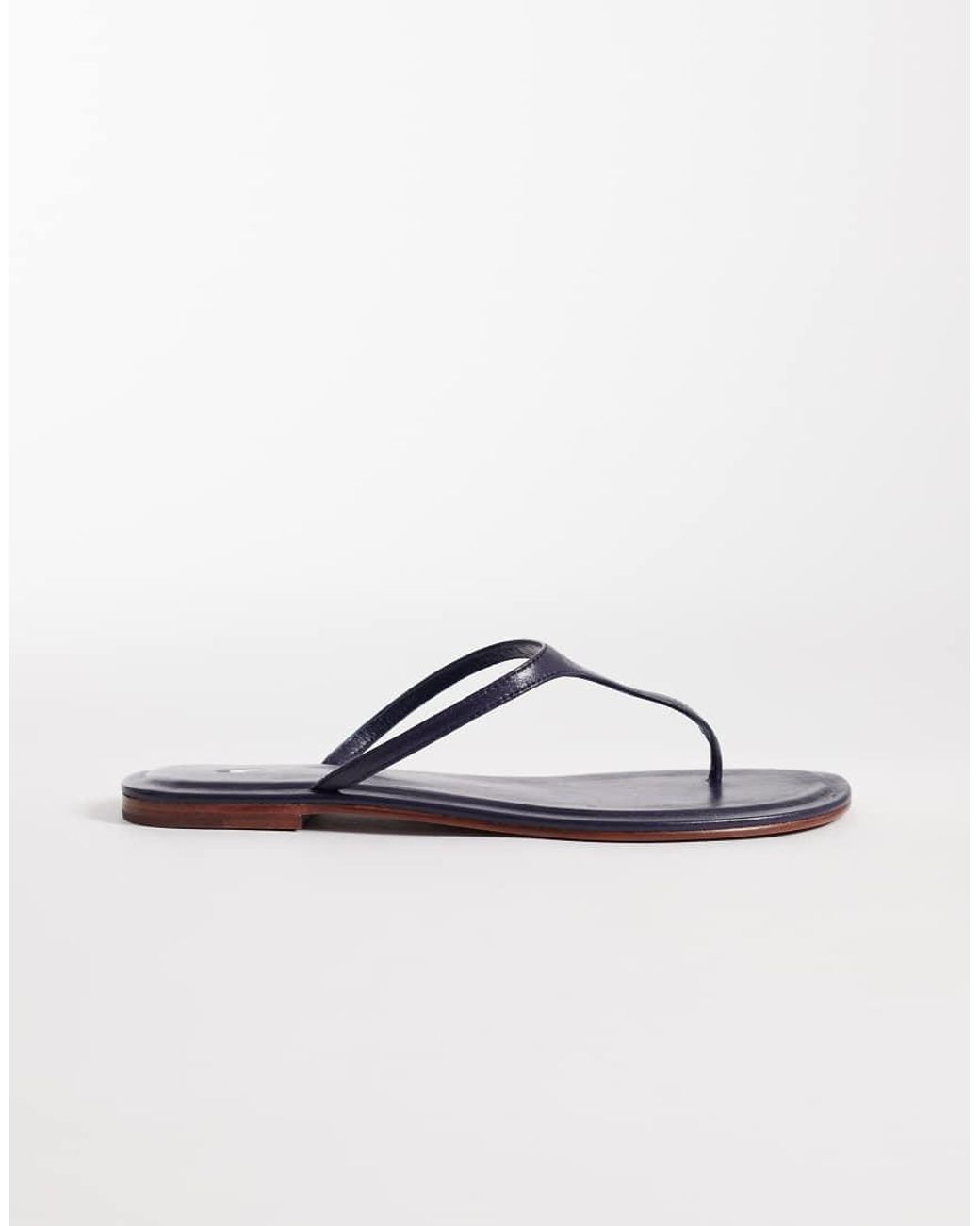 Polo Ralph Lauren Blue Polo Ralph Strappy Flat Sandals