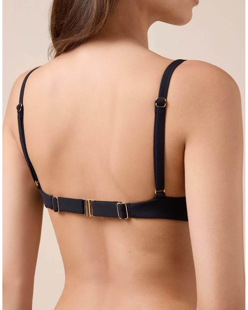 Calzedonia Black Premium Fit Push Up Bikini Top