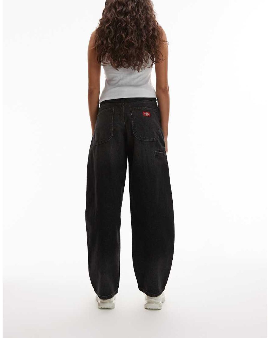 Dickies Black Loose Tapered Work Jeans
