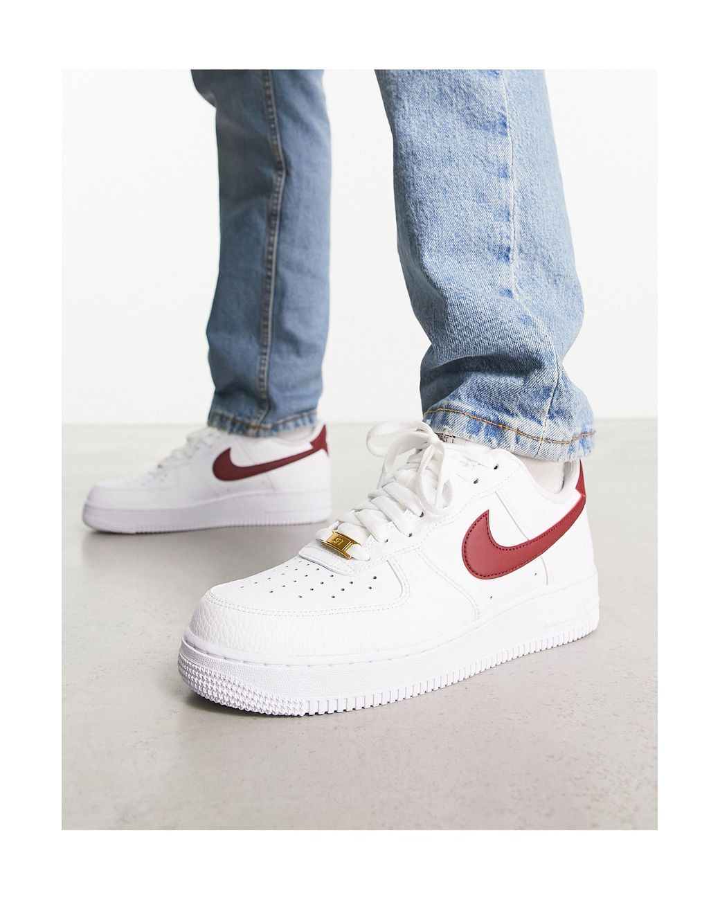 Air force 1 '07 - sneakers bianche e rosse da Uomo di Nike in Blu | Lyst