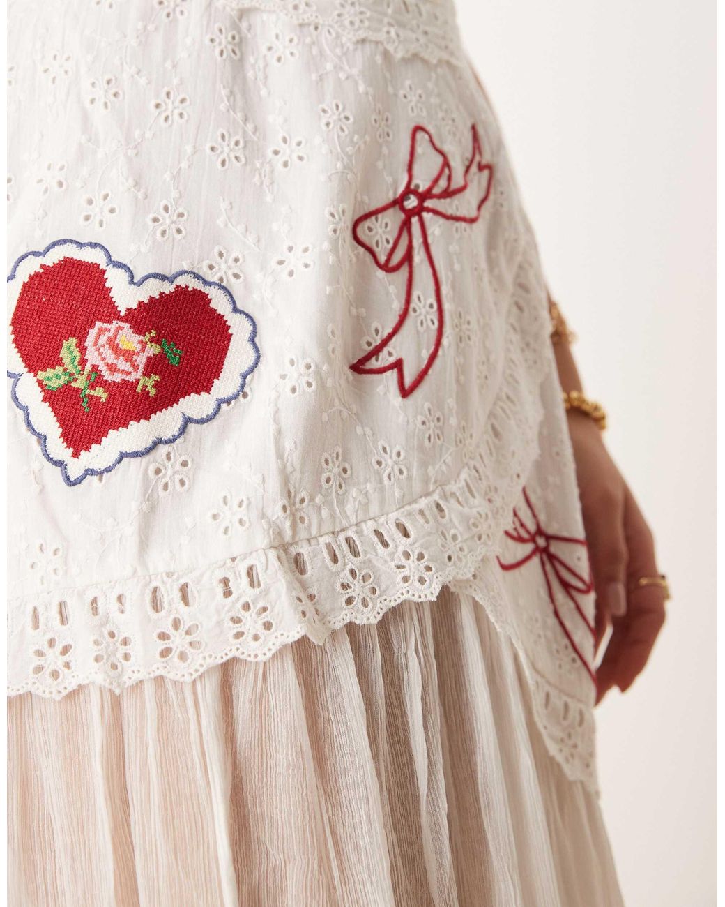 knee length dresses for ladies For Love & Lemons Abby Maxi Dress main image 0