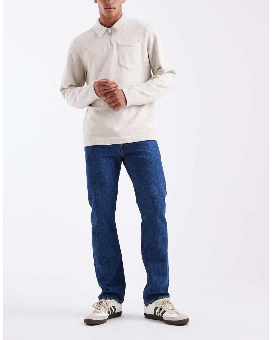 Vaqueros Azules De Corte Recto 501 Original De Levi's de hombre de color Blue
