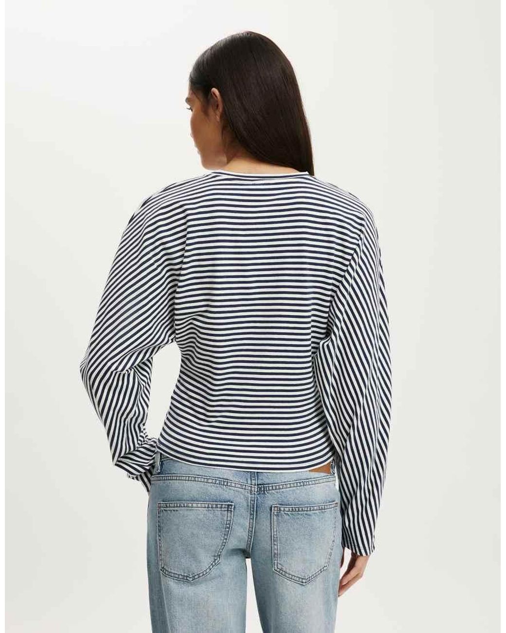 Cotton On Blue Blair Batwing Long Sleeve