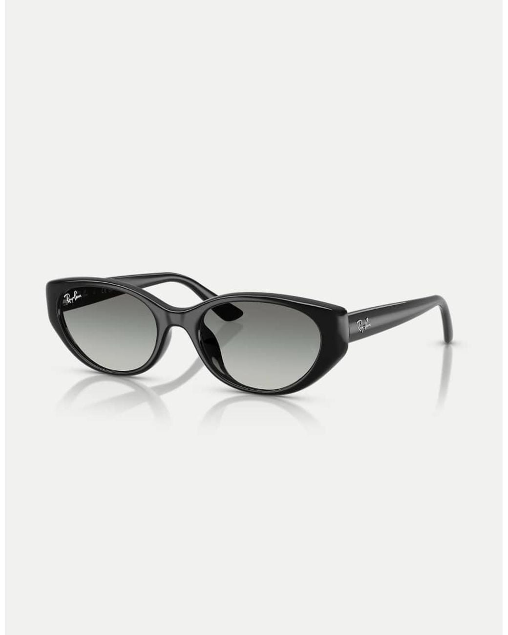 Ray-Ban Black Rb4457D Rectangle Sunglasses With Lens