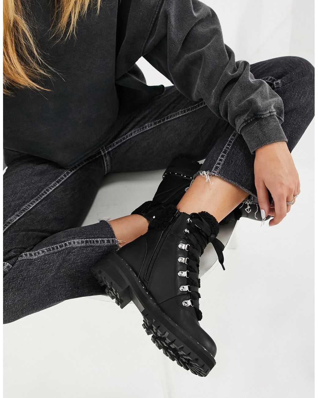 steve madden boots studs