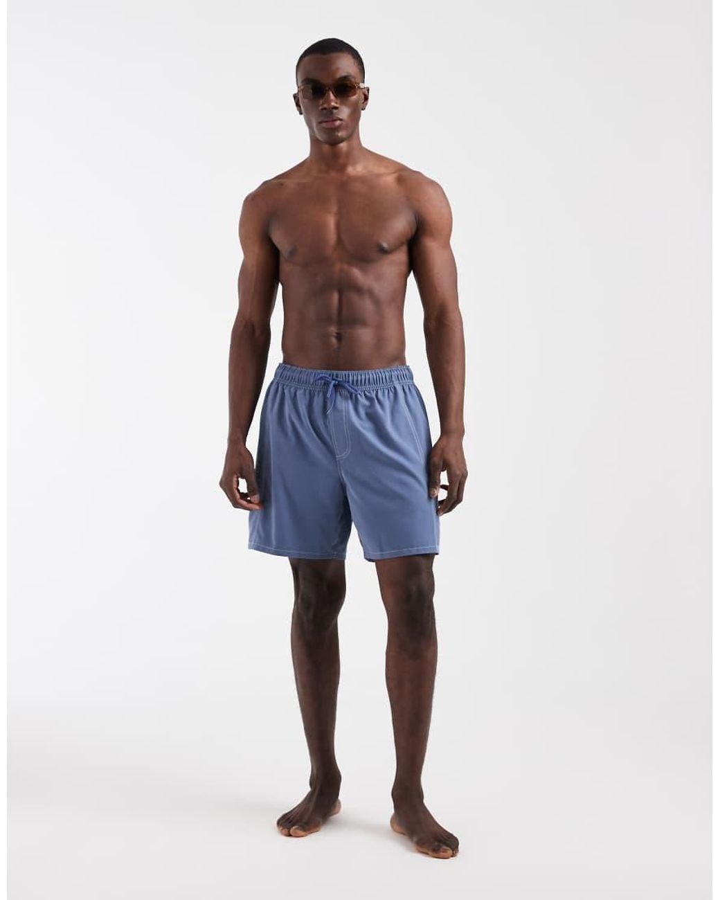 ASOS Blue Swim Shorts for men