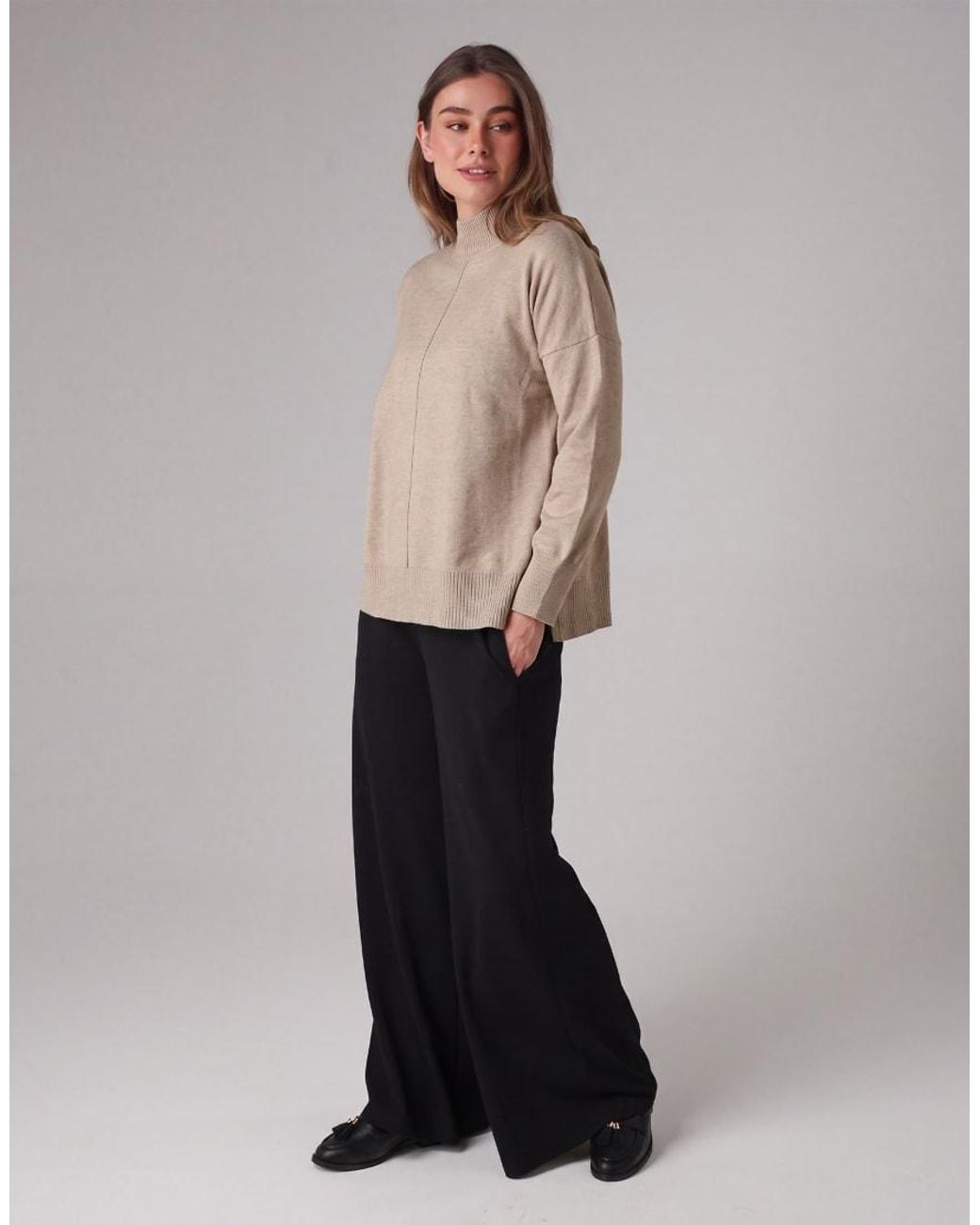 French Connection Natural High Neck Cosy Long Sleeve Jumper