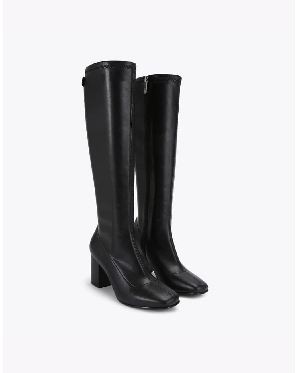 Carvela Kurt Geiger Black Strut High Knee Boots