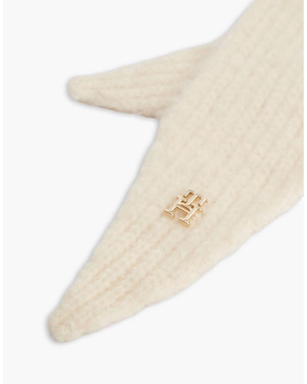 Tommy Hilfiger Natural Chic Knitted Hood With Alpaca
