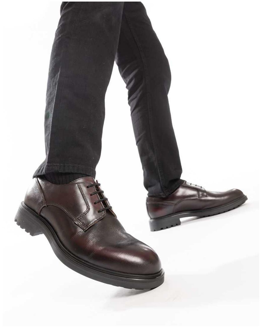 Base London Gray Locke Lace Up Shoe for men