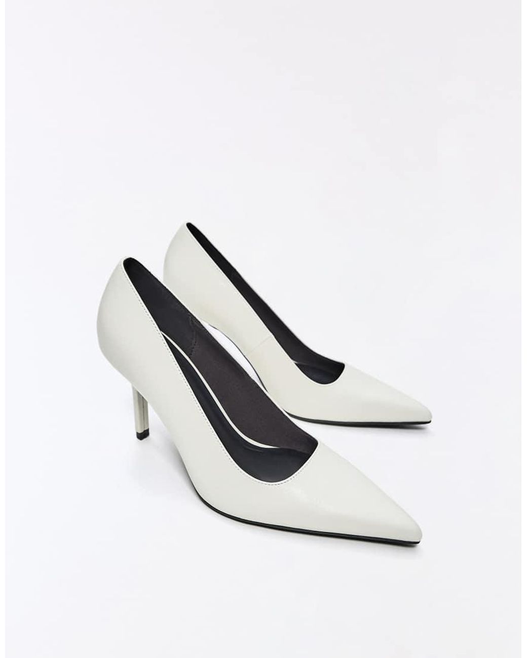 Bershka Blue High-Heel Shoes