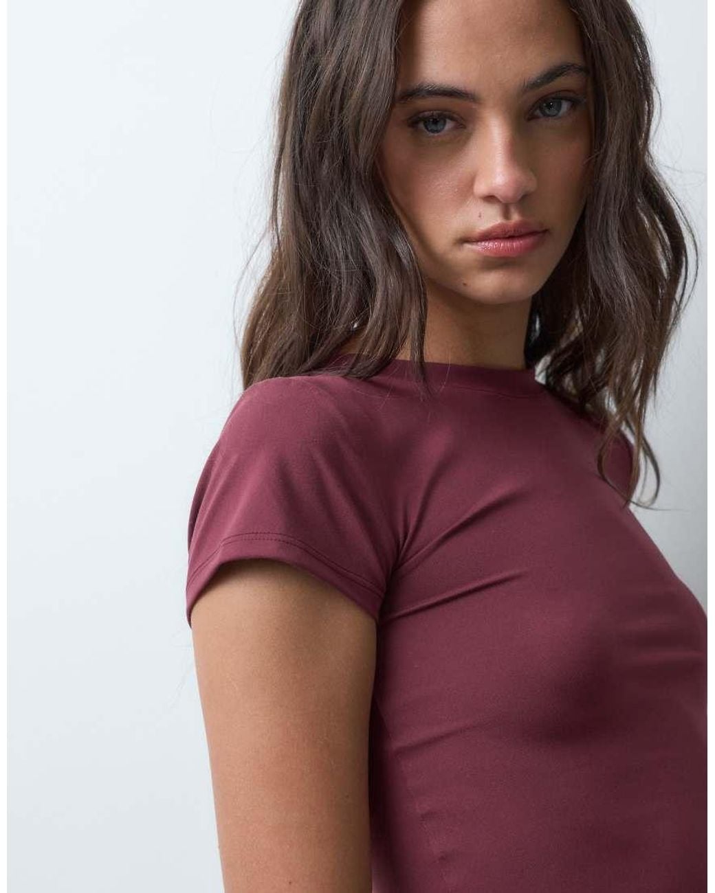 Cotton On Red Short Sleeve Crew Neck