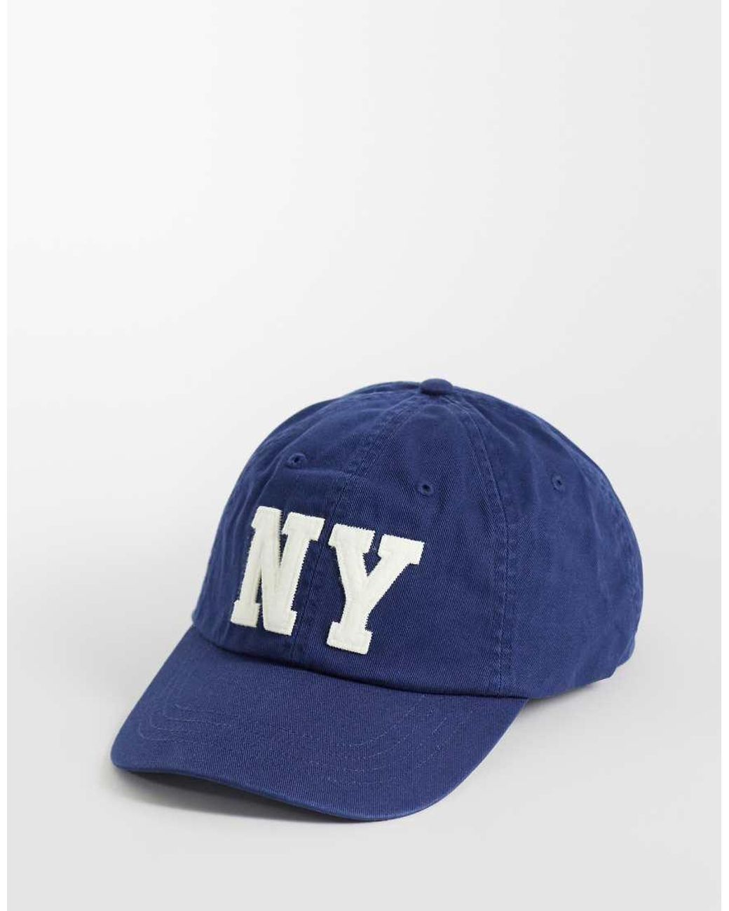 Polo Ralph Lauren Blue New York Logo Baseball Cap for men