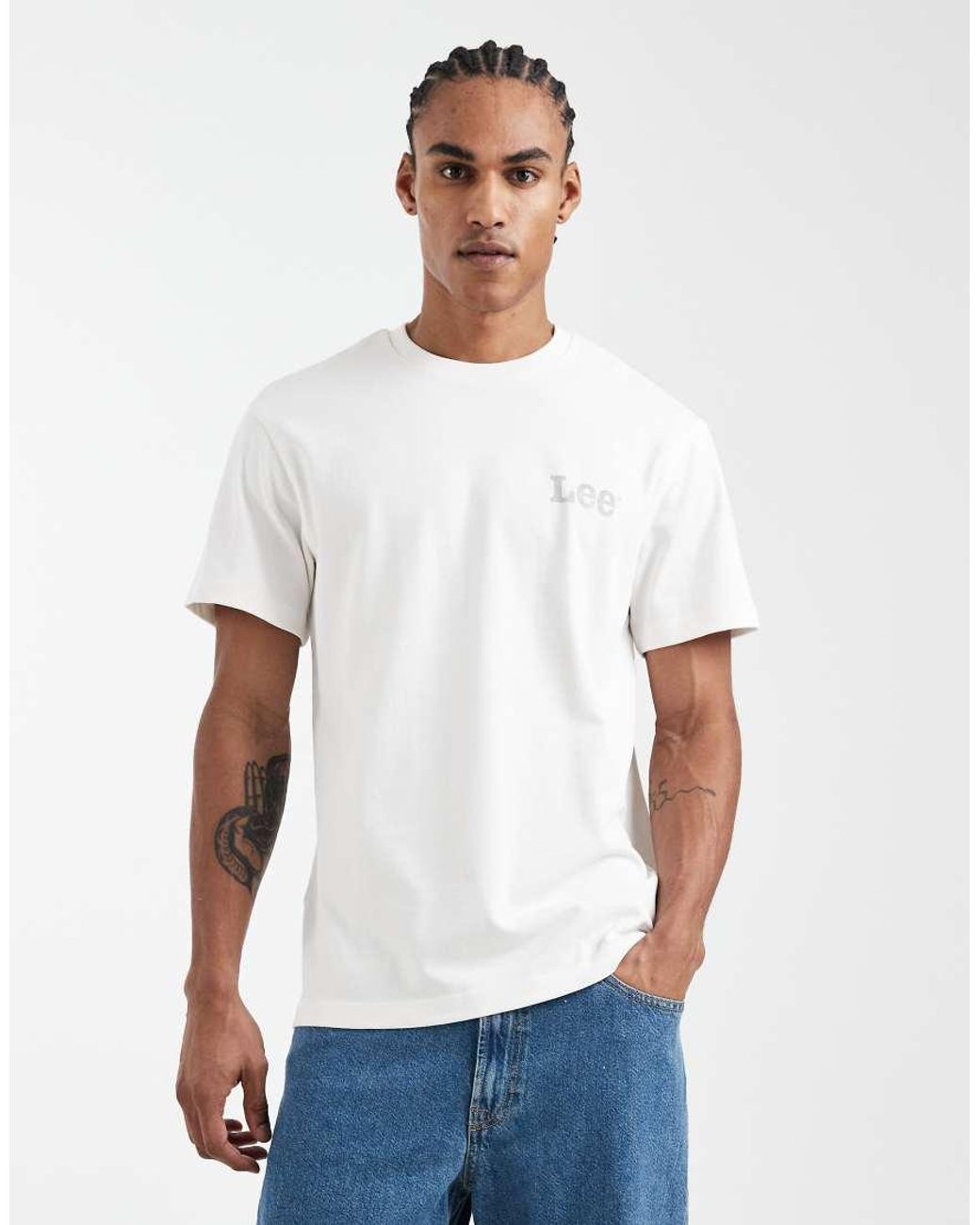 Lee Jeans White Workwear T-shirt for men