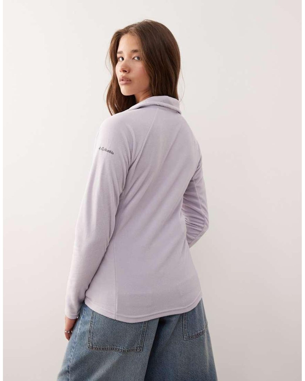 Columbia Purple Glacial Iv 1/2 Zip Fleece