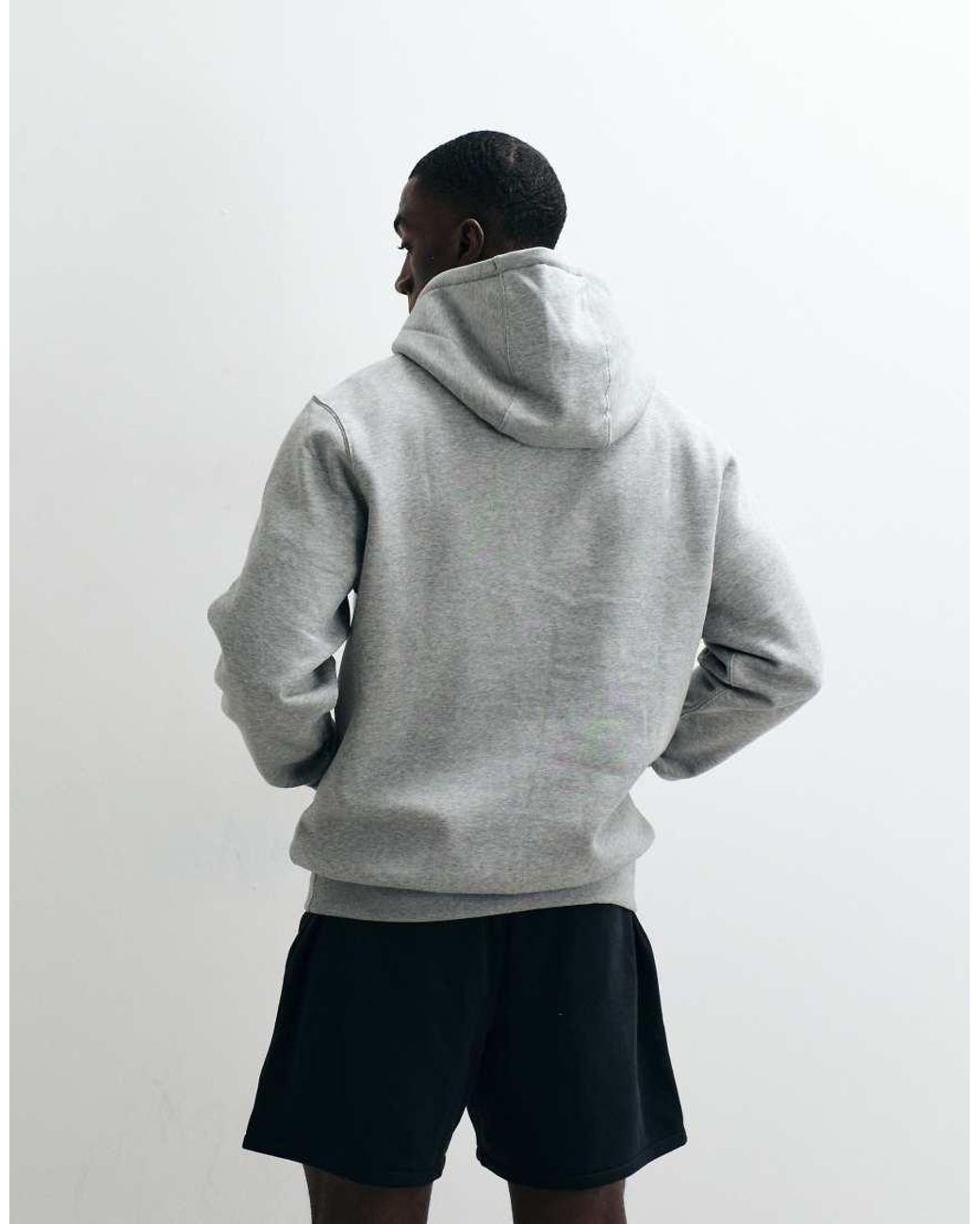 Nike Gray Club Hoodie for men