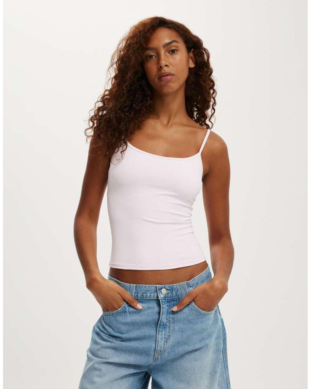 Cotton On White Hold Me Cami