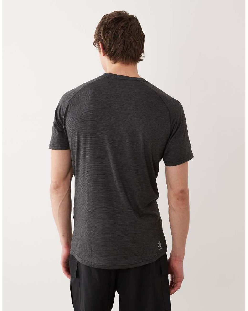 Dare 2b Black Reflective Lightweight Persist T-Shirt for men