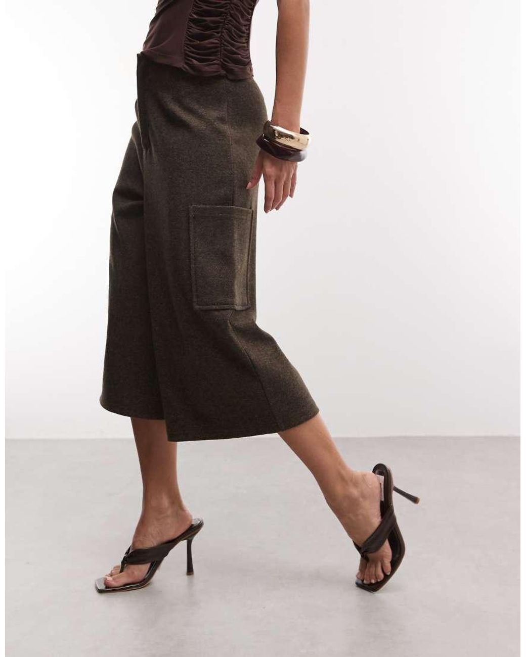 ASOS Brown Mix & Match Culottes