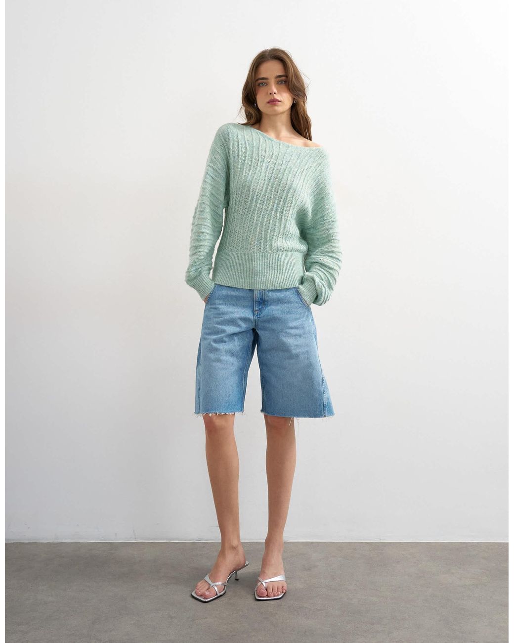 TOPSHOP Blue – strickpullover