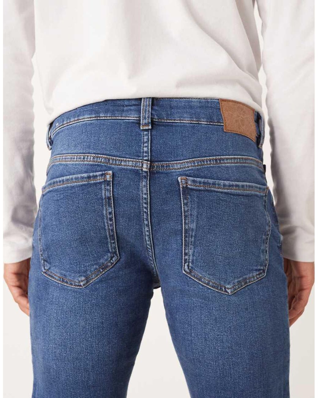 Mango Blue Jude Cotton Slim Fit Jean for men