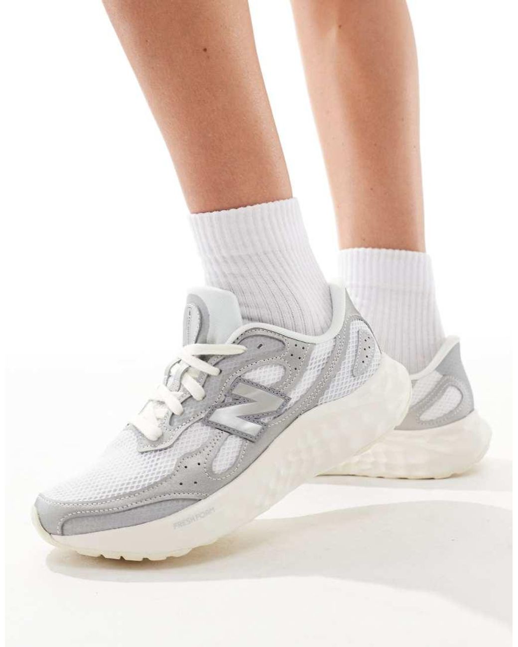 New Balance White Arishi Running Trainers
