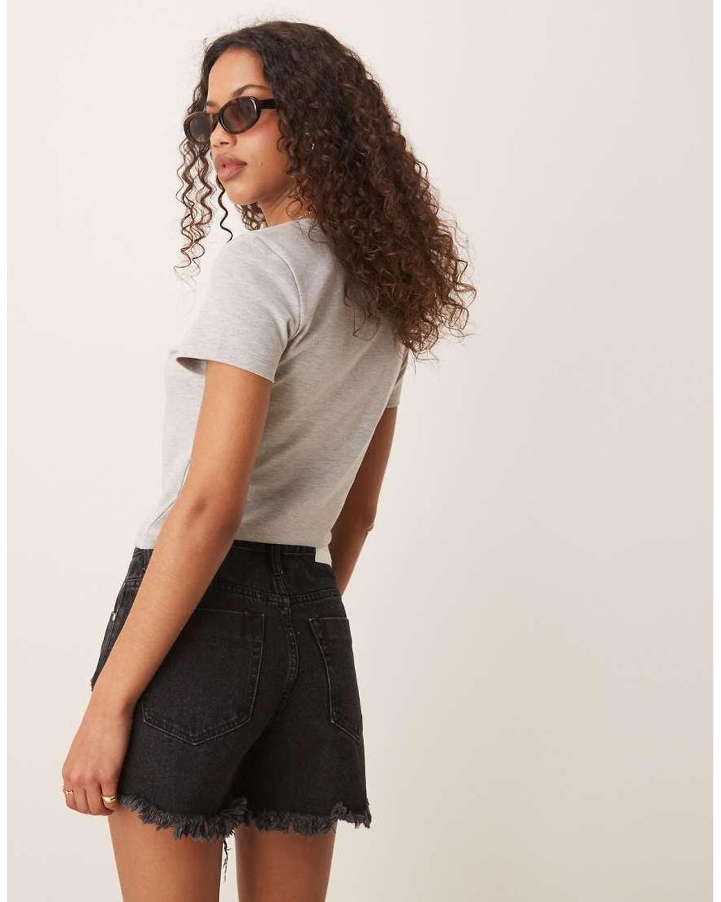 Glamorous Black Demin Shorts
