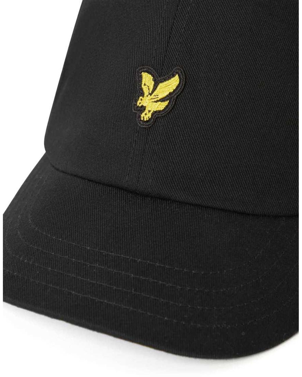 Lyle & Scott Black Headwear Baseball Cap for men