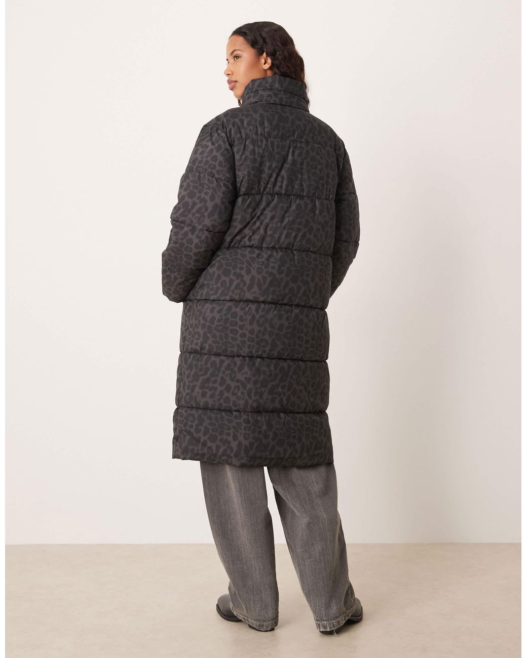 Vila Black Longline Puffer Jacket