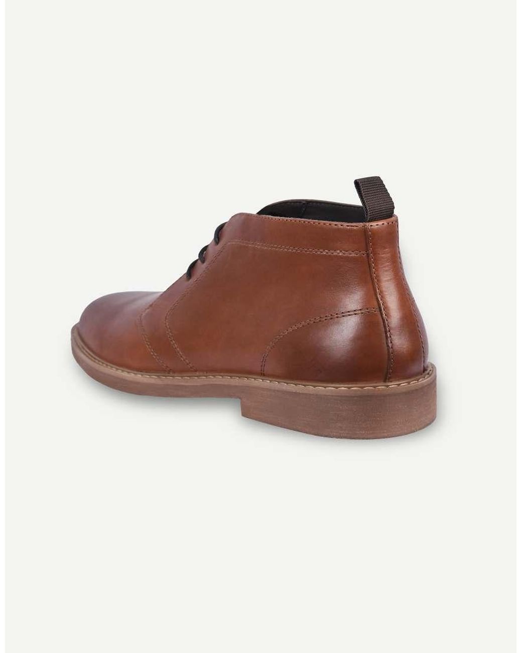 Thomas Crick Brown Arizona Leather Chukka Boots for men